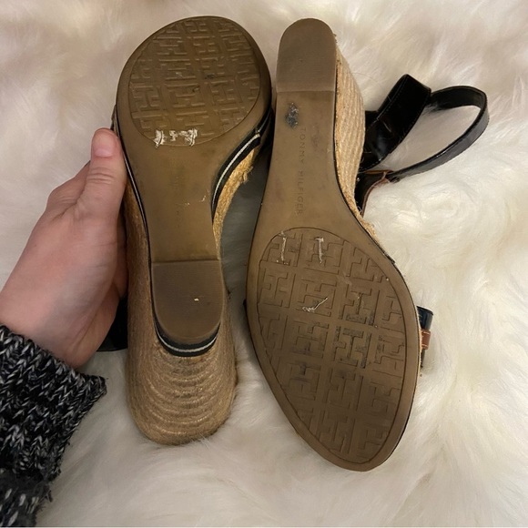 Tommy Hilfiger women’s wedge espadrilles sandals in size 9.5 - Picture 9 of 11